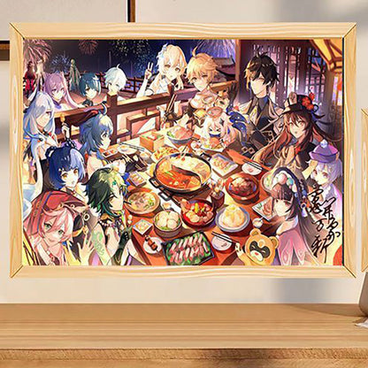 Glowing Photo Frame Light Painting