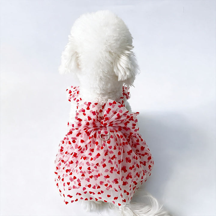 Dog-shaped tulle princess dress