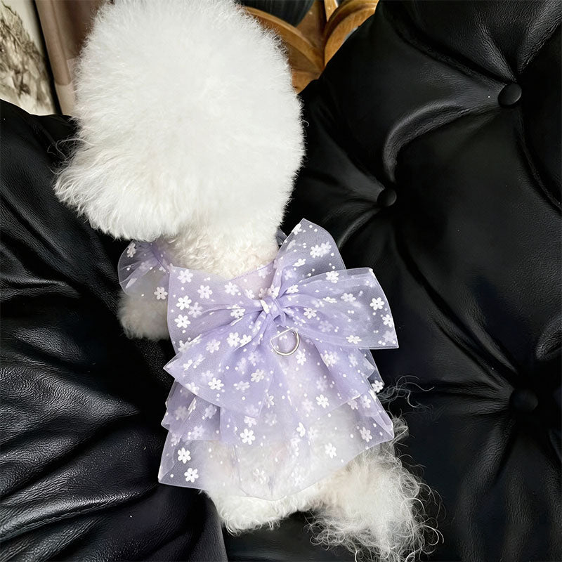 Dog-shaped tulle princess dress