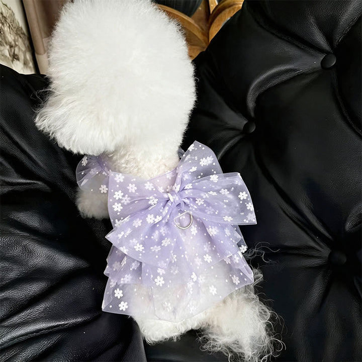 Dog-shaped tulle princess dress