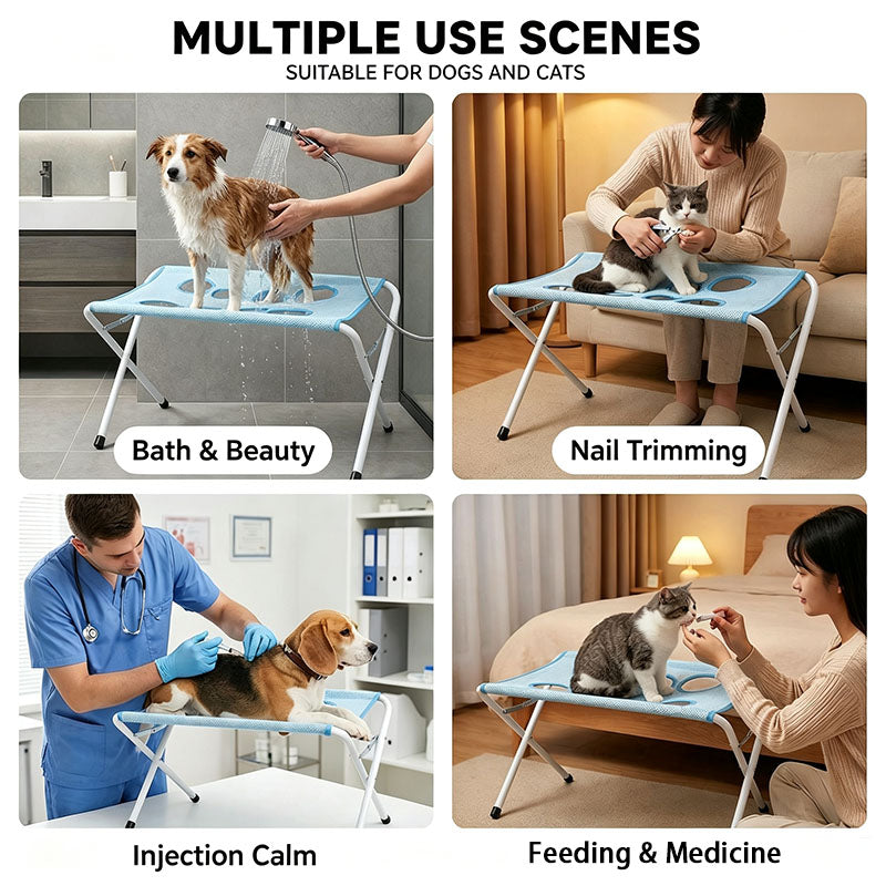 Pet bathing stand