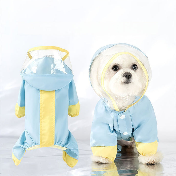 Full-coverage dog raincoat