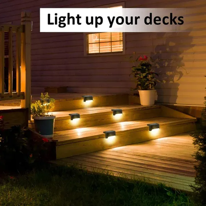 🔥BUY 1 GET 1 FREE-LED Solar Lamp Path Staircase Outdoor Waterproof Wall Light