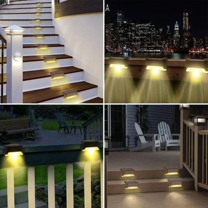 🔥BUY 1 GET 1 FREE-LED Solar Lamp Path Staircase Outdoor Waterproof Wall Light