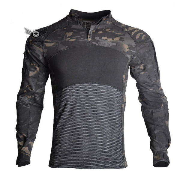 Unisex Camo Tactical Training Outfit | Black Python