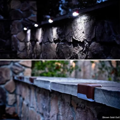 🔥BUY 1 GET 1 FREE-LED Solar Lamp Path Staircase Outdoor Waterproof Wall Light