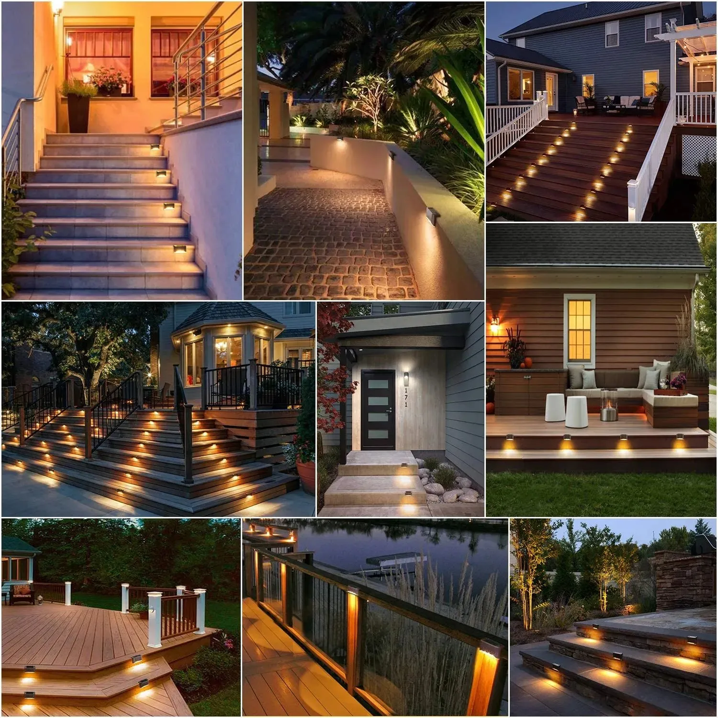 🔥BUY 1 GET 1 FREE-LED Solar Lamp Path Staircase Outdoor Waterproof Wall Light
