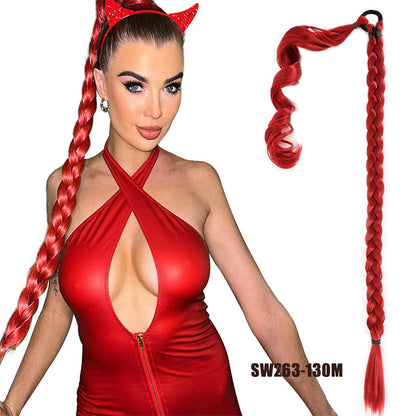 Ponytail braid free change hairstyle (80CM)