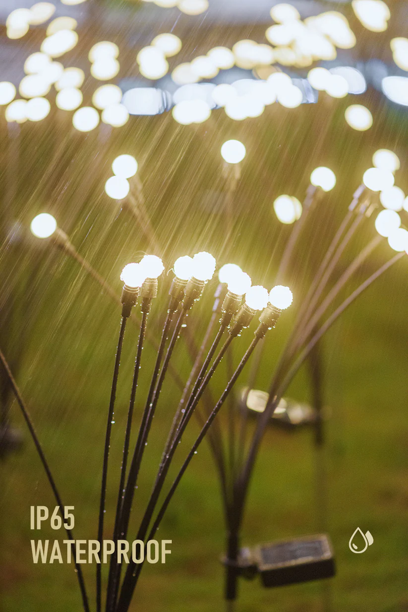 【LAST DAY SALE 2pcs】GK Solar Powered Firefly Lights