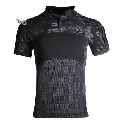Unisex Camo Tactical Training Outfit | Black Python